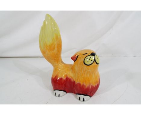 Lorna Bailey - a ceramic Lorna Bailey cat entitled Marmalade, made for the American market, marked to the base USA, Est £ 25 
