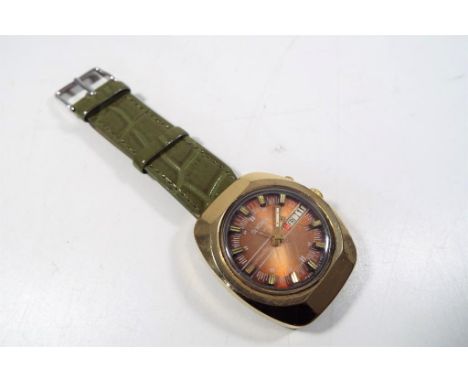 A gentleman's vintage Sekonda 26 jewel automatic gold-plated wristwatch. Estimate £20 - £30