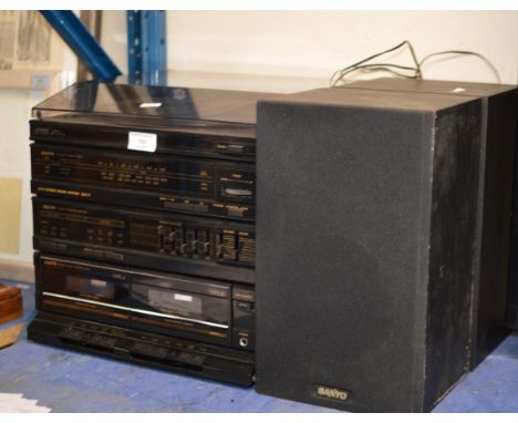 SANYO TWIN SPEAKER HIFI     
