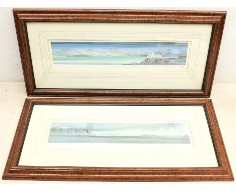 Gillian McDonald (British Contemporary): 'Western Isles I &amp; II', pair limited edition prints signed, titled and numbered 