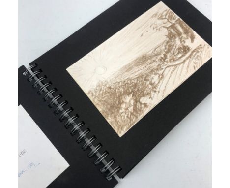 D H (Mid 20th century): 'A collection of watercolours, pencil and brown wash sketches of Whitby, the harbour, coastal scenes 