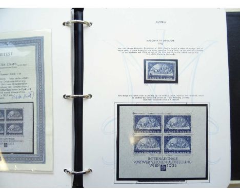 The Madonna 'Stamps of the Madonna' collection in 6 boxed albums, organised alphabetically by country from Ajman to Zambia to