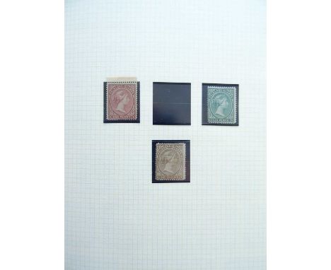 Falkland Islands Mint collection of QV to early QEII issues in mounts on pages in an album, with a range of 19th century issu