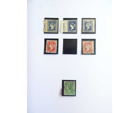 India Mint collection in mounts on album pages 1850s to 1950s, with range of four-margin classics incl. ½a blue inscription m
