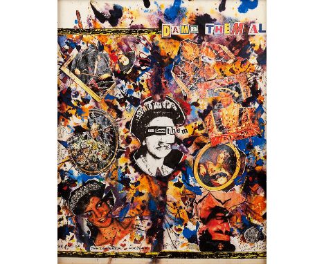 Attributed to Jamie Reid/God save Them/print, 49cm x 39cm