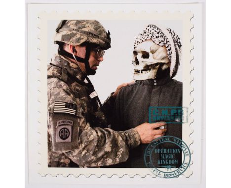 CNPD (Jimmy Cauty, British, born 1956)/Soldier and Skeleton, from Operation Magic Kingdom series/print, 18cm x 17cm