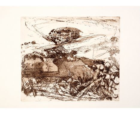 Leslie Duxbury (1921-2001)/Farmhouse in Winter/etching, plate size 23cm x 26.5cm/unframed CONDITION REPORT: ARR Artist's Resa