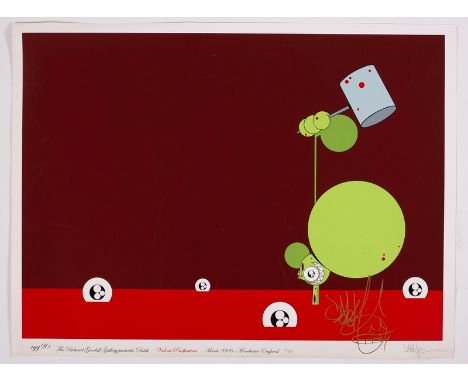 Dalek, American 1968 / Violent Pacification/signed and numbered 94/100, March 2006/silkscreen print, 55cm x 76cm / Provenance
