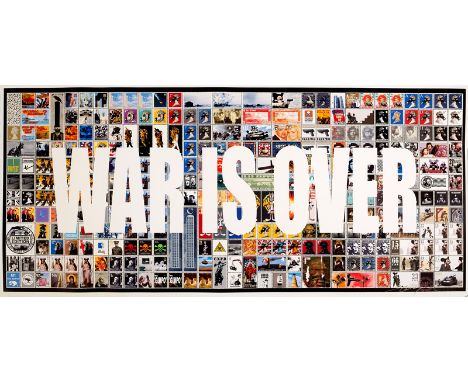 James Cauty (British, born 1956)/War is Over/signed, limited edition screenprint 12/200/print on card, 58cm x 132cm CONDITION