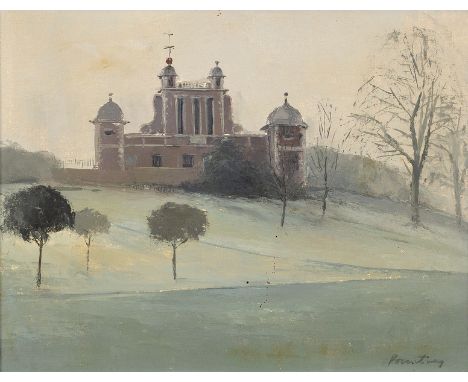 Jack Pountney (1921-1997)/Early Morning Greenwich Park/signed Pountney/oil on board, 24.25cm x 31.5cm/Provenance: Guildhall A
