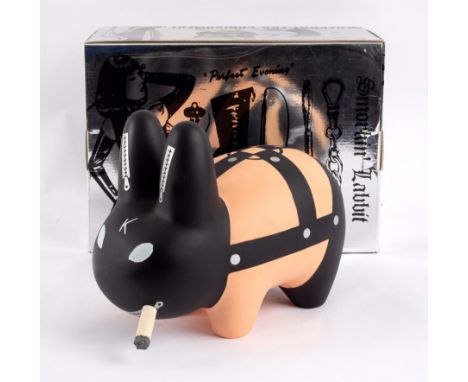 Frank Kozik (American, born 1962) Kid Robot Smorkin' Labbit 10" Bondage figure, boxed
