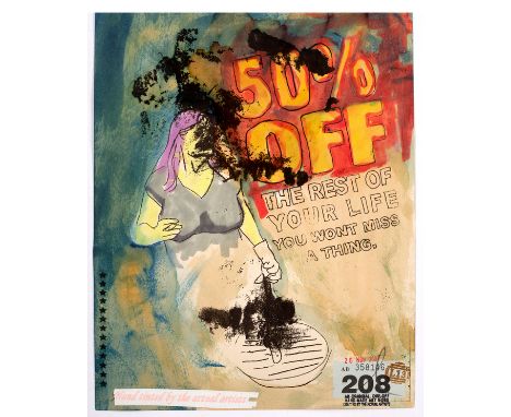 STOT21STCPLANB aka Harry Adams (Adam Wood and Steve Lowe)/50% off the rest of your life you won't miss a thing/raffle ticket 