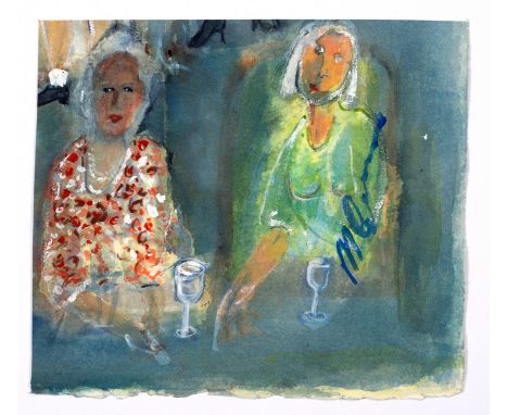Michael Gibbison (born 1937)/Two Ladies/watercolour, 16cm x 18.5cm/The Soldier/watercolour, 53.5cm x 37cm and/Girl on a Chair