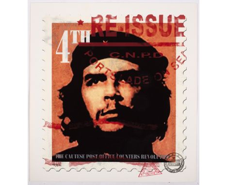 CNPD (Jimmy Cauty, British, born 1956)/Che Guevara Stamp/limited edition 18/42, with Cautese National Postage stamp and Limit