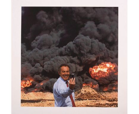 Peter Kennard and Cat Phillipps/Photo Op/print, 49.5cm x 49.5cm
