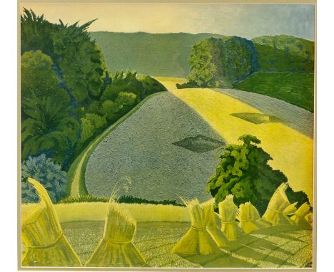 John Nash (1893-1977)/The Cornfield/colour lithograph, 47cm x 51cm CONDITION REPORT: ARR Artist's Resale Right may apply to t
