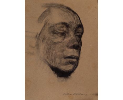 After Kathe Kollwitz (1867-1945)/Self Portrait/dated 1916/lithograph, 36cm x 30.5cm CONDITION REPORT: The signature is within