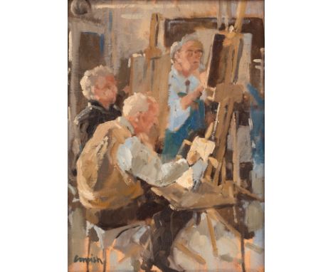 Amanda Cornish (Contemporary)/Life Class/signed/oil on board, 30cm x 22cm CONDITION REPORT: ARR Artist's Resale Right may app