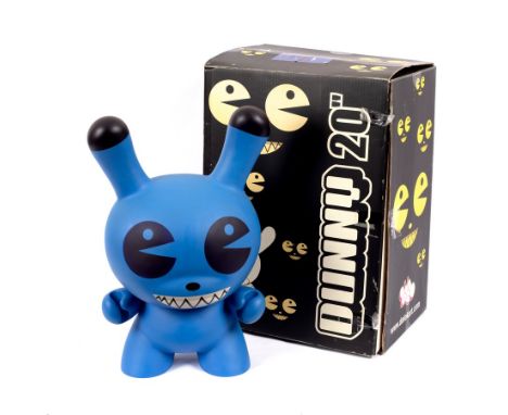 Dalek for Kid Robot a Dunny 20" figure, signed, limited edition 27/100, 56cm x 41cm, boxed/Provenance: Richard Goodall Galler