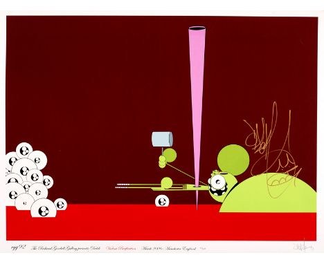 Dalek, American 1968/Violent Pacification/signed and numbered 94/100, March 2006/silkscreen print 47cm x 72cm/Provenance: The