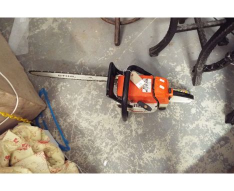 A Stihl 038AV electronic quickstop chainsaw