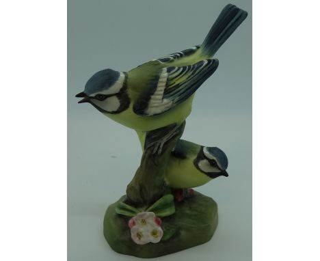 Royal Worcester Blue Tits figure 