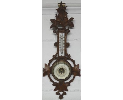 Black Forest barometer & thermometer 