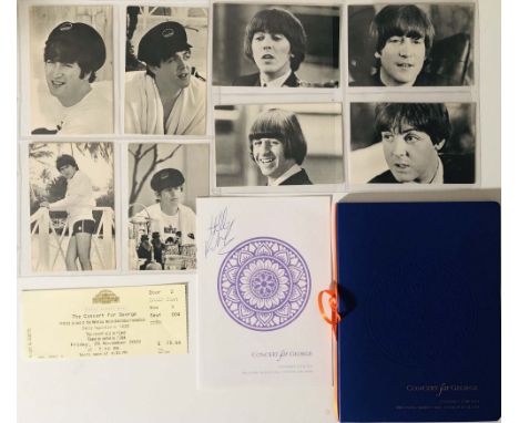 CONCERT FOR GEORGE MEMORABILIA. Harrison / Beatles memorabilia to include: 2002 RAH Concert For George programme, hymn book (