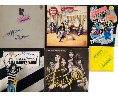 ALEX HARVEY BAND. Alex Harvey memorabilia to include: 'The True Story' programme signed to back cover by Alex Harvey and Zal 