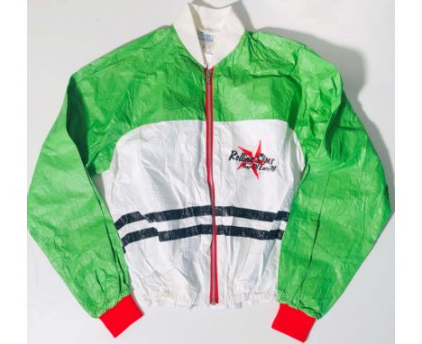 ROLLING STONES TOUR OF EUROPE 1976 POLYETHENE JACKET. A stylish original polyethene jacket issued for the Rolling Stones Tour