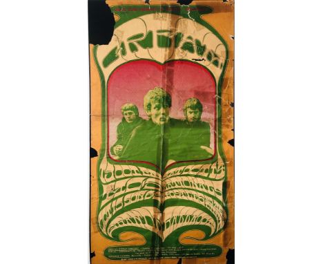 CREAM GRANDE BALLROOM DETROIT 1967 POSTER. An original 1st print example of a supremely rare poster, this the sought after de