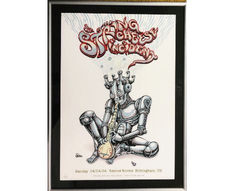 EMEK SIGNED POSTERS. Three framed posters, all featuring signed and numbered poster artwork by artist Emek. To include: The S