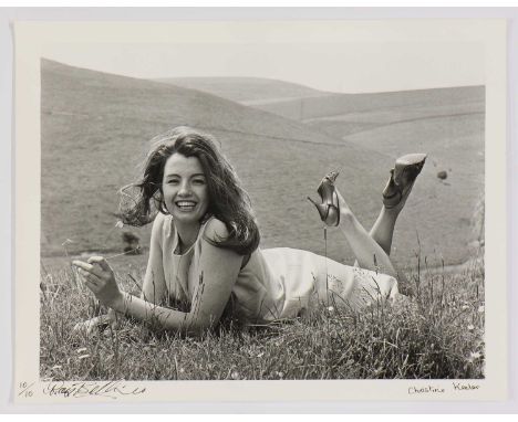 *CHRISTINE KEELER,Ray Bellisario (1936-2018): 'Freedom - First Day Out Of Prison, Lying In A Field' (Full Length) Signed By C