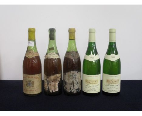 1 bt Montrachet des Cuvée du Ch. De Meursault 1953  De Moucheron &amp; Cie, ls, aged/sl bs 1 bt Montrachet Vintage Unknown Ja