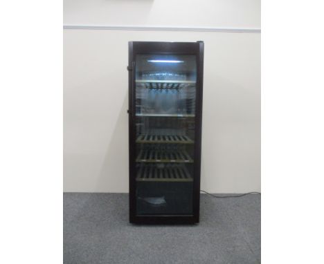 1 Liebherr Grand Cru Freestanding Upright Wine Cave measuring 1650(h) x 700(d) x 660(w) glazed door, internal light, with sla