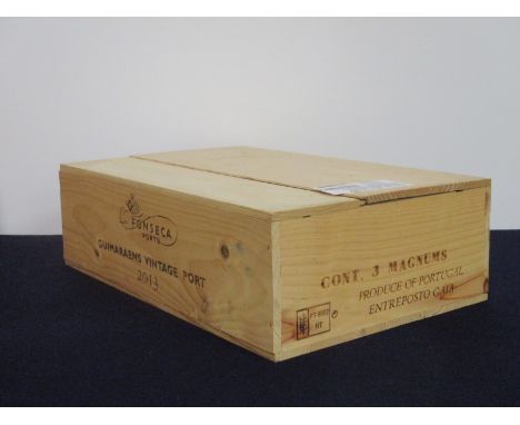3 magnums Fonseca Guimaraens 2013 Vintage Port owc 