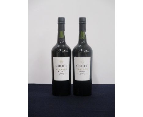 2 bts Croft 2003 Vintage Port  