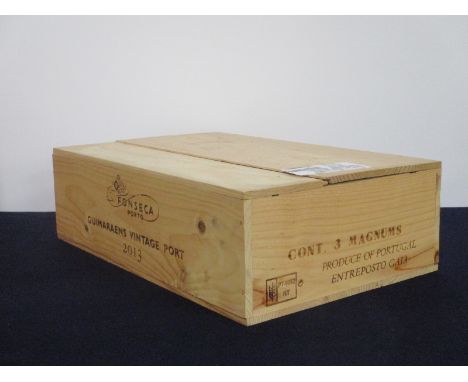 3 magnums Fonseca Guimaraens 2013 Vintage Port owc 