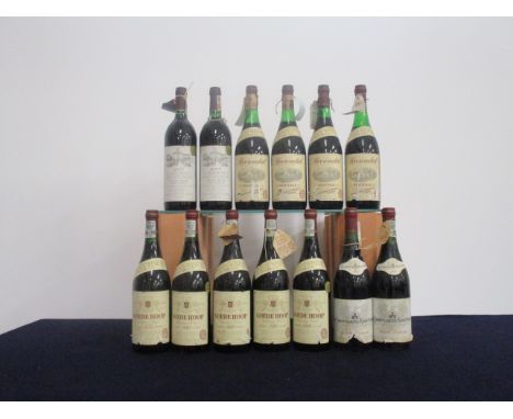 1 bt Goede Hoop Vintage Red 1978 Stellenbosch i.n, sl scuffed 4 bts Goede Hoop Vintage Red 1980 Stellenbosch 1 hf/i.n, 3 i.n,