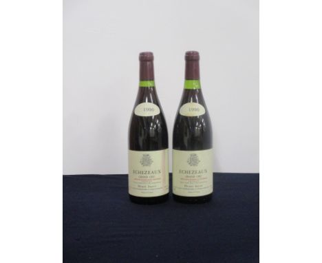 2 bts Echezeaux Grand Cru Élève et Vinifé par Henri Jayer  1990 from the vines of George Jayer, i.n, vts, 1 vsl st vintage sl