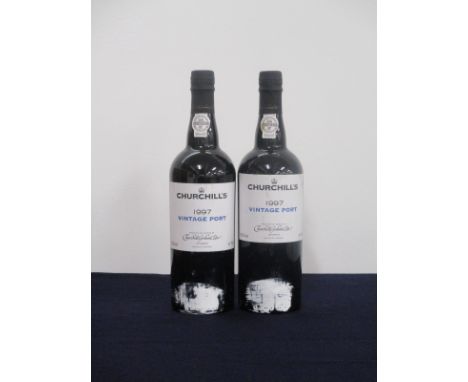 2 bts Churchills 1997 Vintage Port 