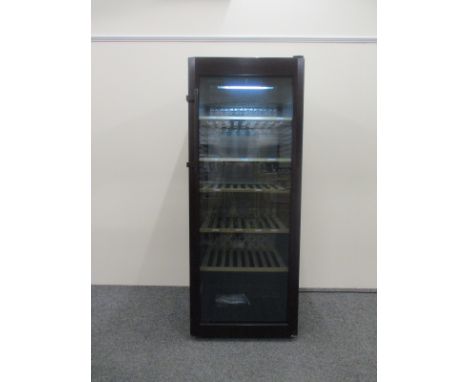 1 Liebherr Grand Cru Freestanding Upright Wine Cave, glazed door, internal light, with slatted adjustable wooden shelves 1650