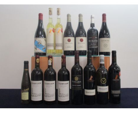 1 hf bt Nederburg Noble Late Harvest 2002 Western Cape sl bs 3 bts Fairview Zinfandel 2002 i.n 1 bt Tokara Directors Reserve 