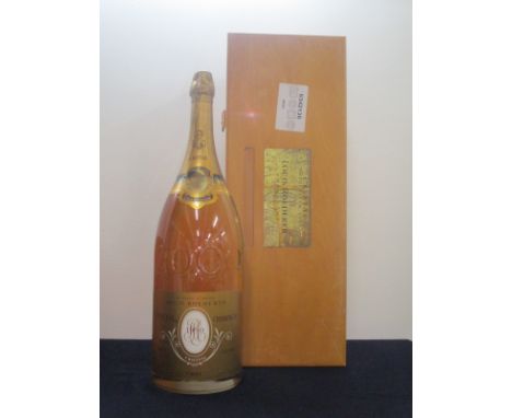 v 1 Methuselah Louis Roederer Cristal Vintage Champagne 1990 bottled for the Millenium owc N° 1913, vsl st neck label, foil o
