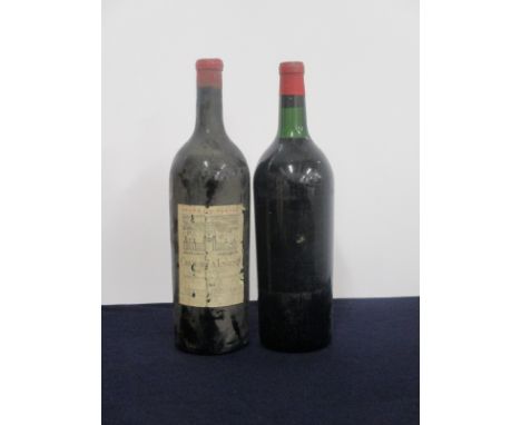1 magnum Ch. La Lagune 1964 Ludon (Haut-Médoc) 3me Cru Classé, ts, bs, sl torn/loose label 1 magnum Ch. Magdelaine Vintage Un