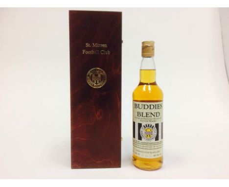 BUDDIES BLEND- ST MIRREN FC
Blended Scotch Whisky
Bottled to celebrate St Mirren FC winning the Division 1 title 2005/06 seas