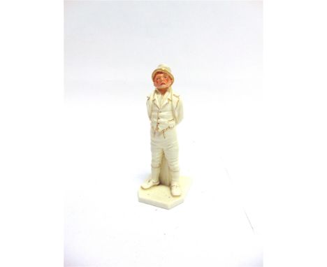 A VICTORIAN ROYAL WORCESTER FIGURE MODEL 835  by James Hadley, modelled as 'Sykes' or 'The Irishman', green printed mark to b