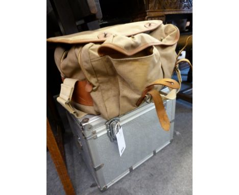 A large collection of 35mm film camera equipment including Nikon, Olympus, Tamron etc. including a Nikon F4 camera body; Olym