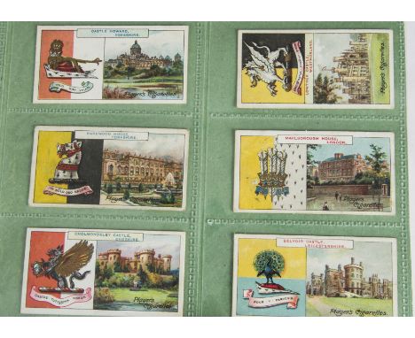 Cigarette Cards, Military, Flags &amp; Arms, a selection of Player Sets, to name Country Seats &amp; Arms (1-50), 2nd Series 