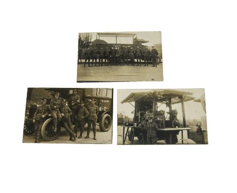 Postcards,  P2-P3, WWI - RP Peerless British Army lorries from 658 Company (formed March 1916 for 48 Brigade Royal Garrison A